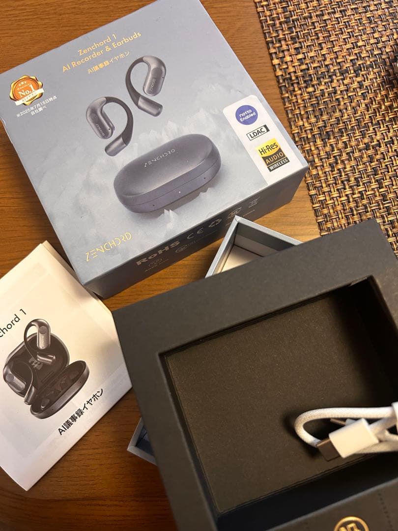 イヤホン Zenchord 1 AI Recorder & Earbuds
