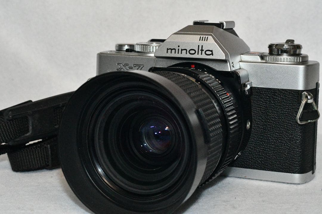 《動作品》minolta X-7 +標準ズームレンズ付き　a438