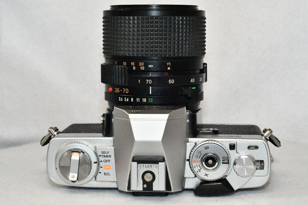 《動作品》minolta X-7 +標準ズームレンズ付き　a438