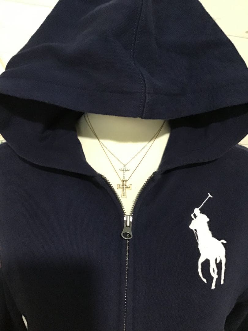 バクプリ★ラルフローレン★Y2K ビッグポニー ネイビー アメリカ