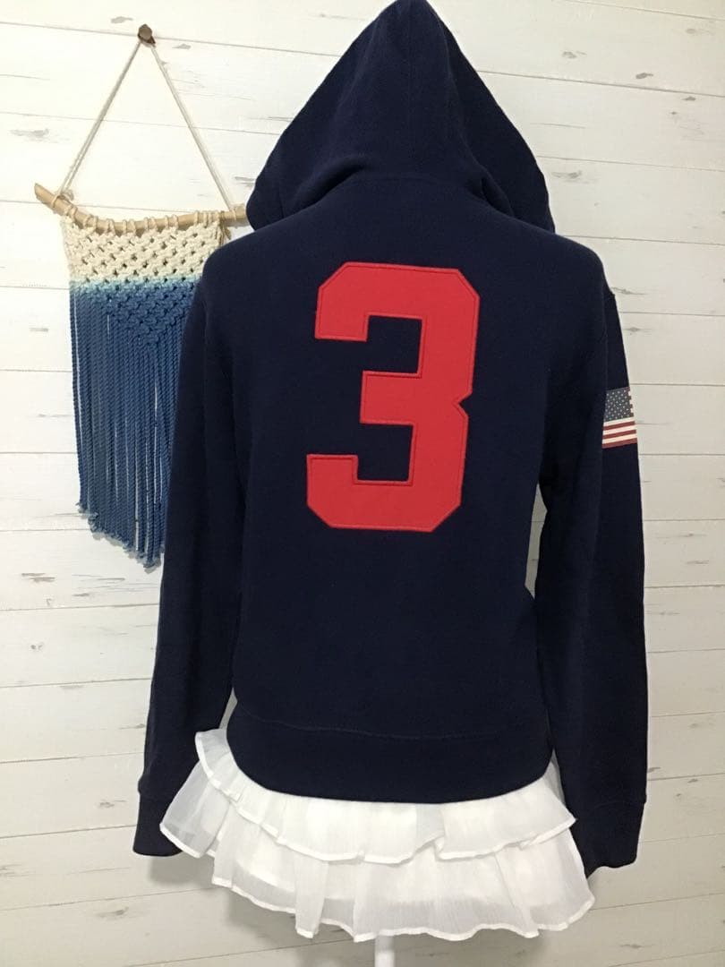 バクプリ★ラルフローレン★Y2K ビッグポニー ネイビー アメリカ