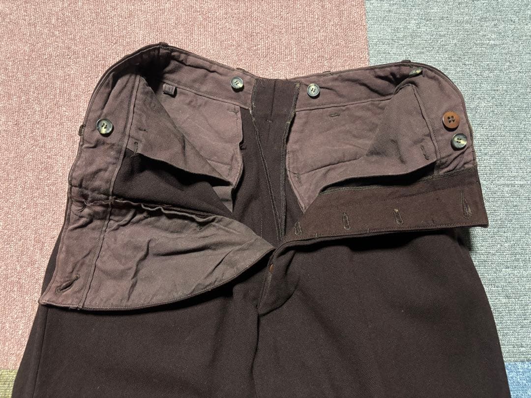 30s vintage スラックス ウール 40s