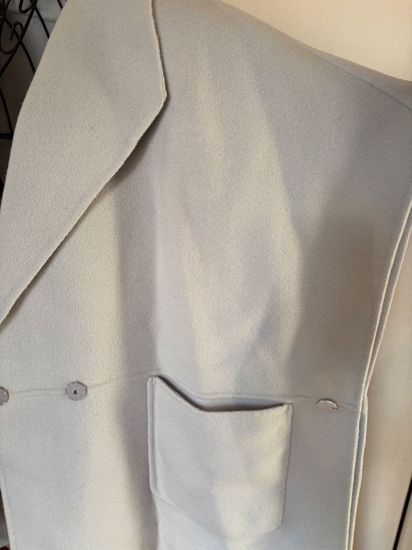 【新品】 Aga➕　ライトブルー　ポンチョ ケープコート　ヤマダヤ