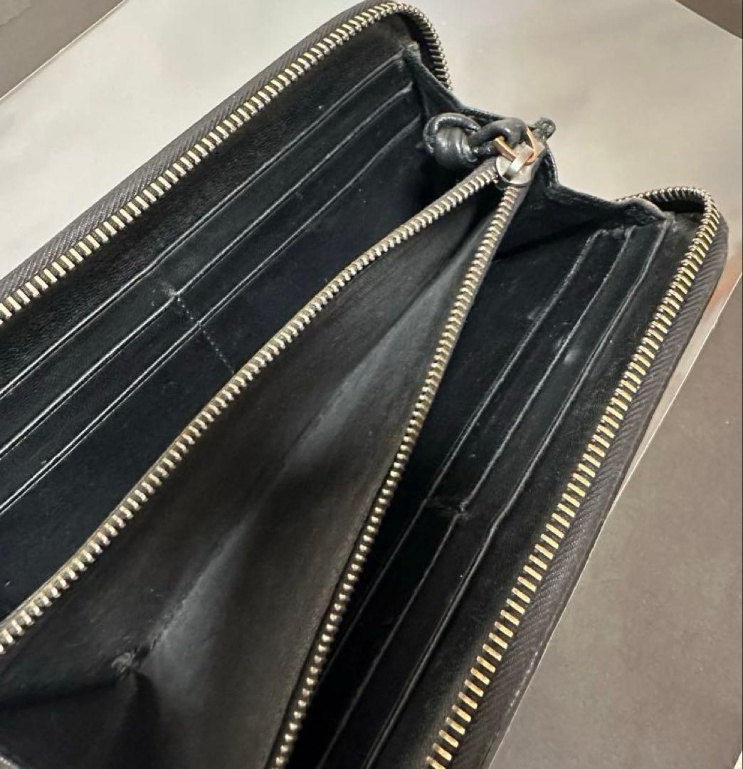 【付属品付】ボッテガヴェネタ ラウンドファスナー/ラム/黒/2️⃣✨✨✨