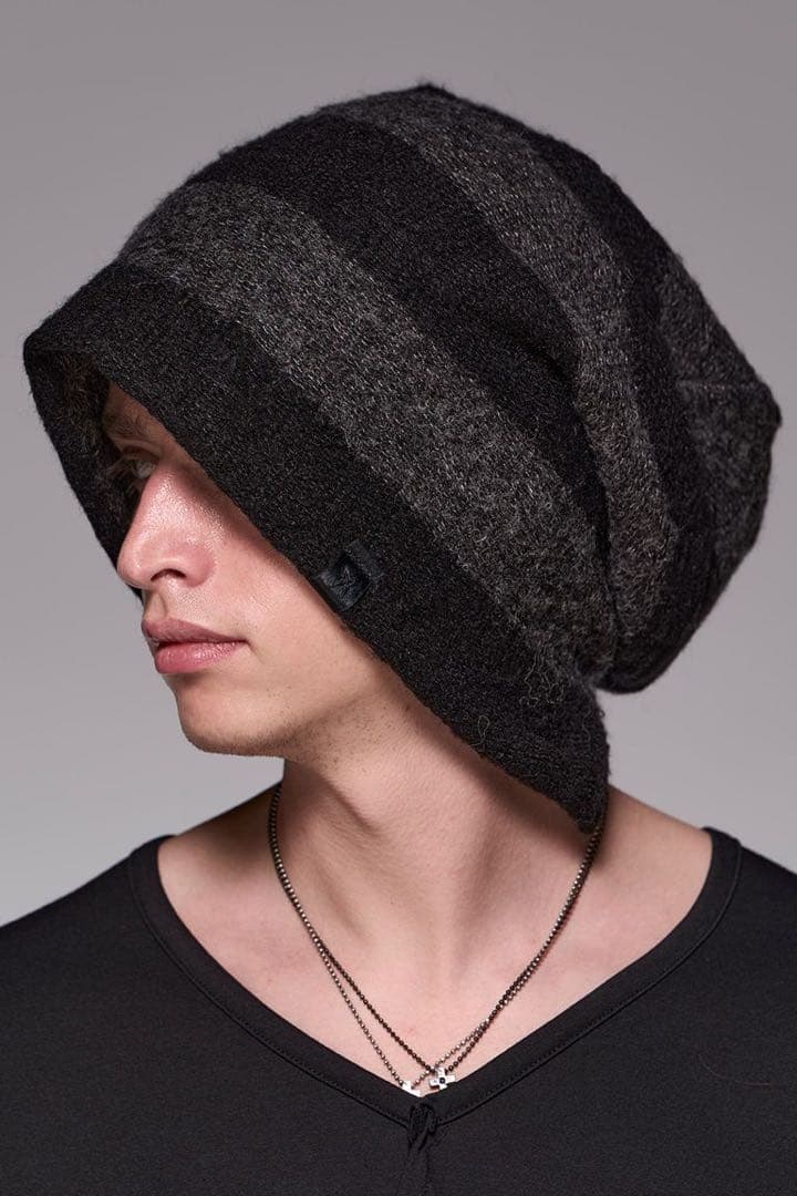 ★希少品★ キリュウキリュウ ボーダー ダメージ ニット キャップ イチロー