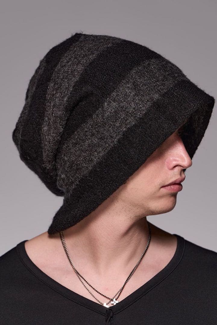 ★希少品★ キリュウキリュウ ボーダー ダメージ ニット キャップ イチロー