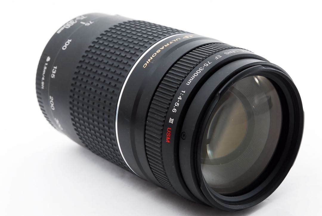 大望遠レンズ☆デジタル一眼レフカメラ☆Canon EF75-300 USM