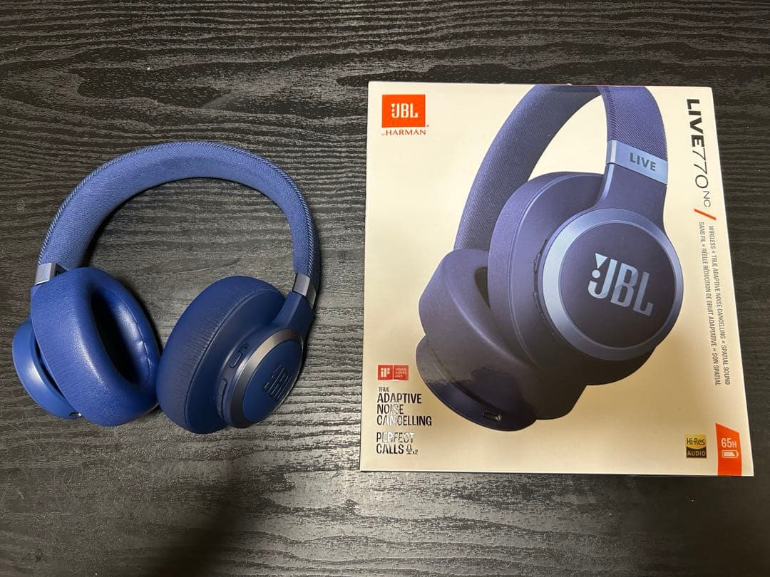 JBL Live 770NC ワイヤレスヘッドホン ブルー