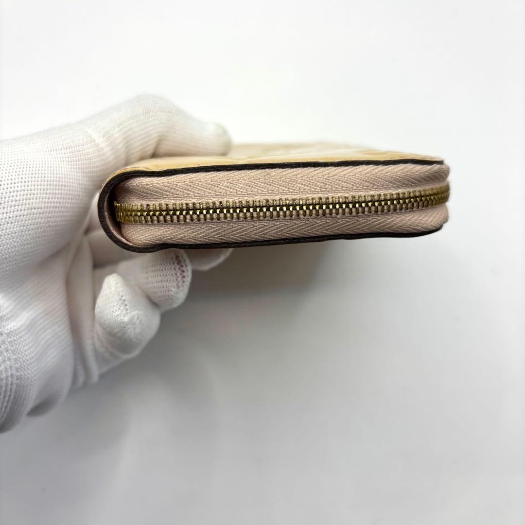 正規品 ルイヴィトン パース ヴェルニ エナメル モノグラム ベージュ