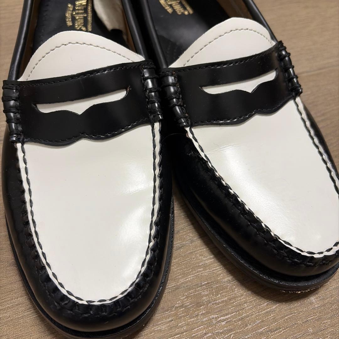 G.H.BASS Weejuns ペニーローファー US7 白黒