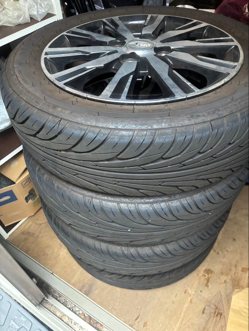 155/65R14 スバル　シホン純正ホイールセット 4本　タントタイヤほぼ新品