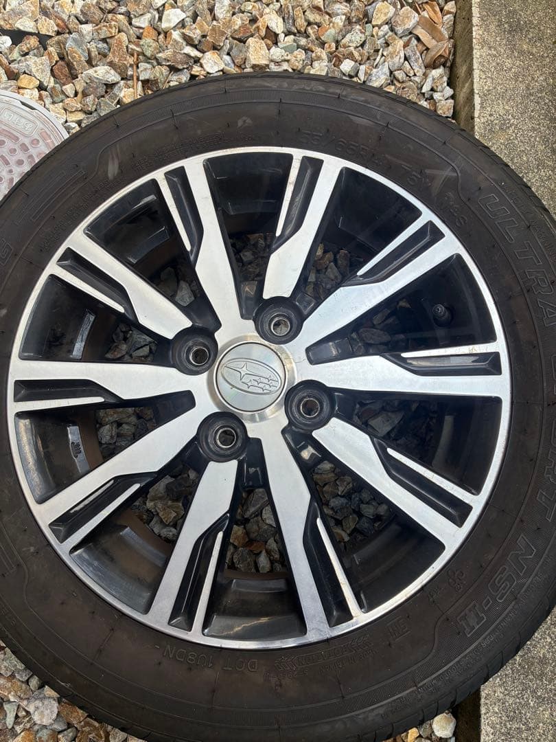 155/65R14 スバル　シホン純正ホイールセット 4本　タントタイヤほぼ新品