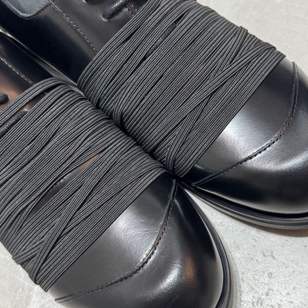 【STEFAN COOKE】BLACK ELASTIC BIKER 43