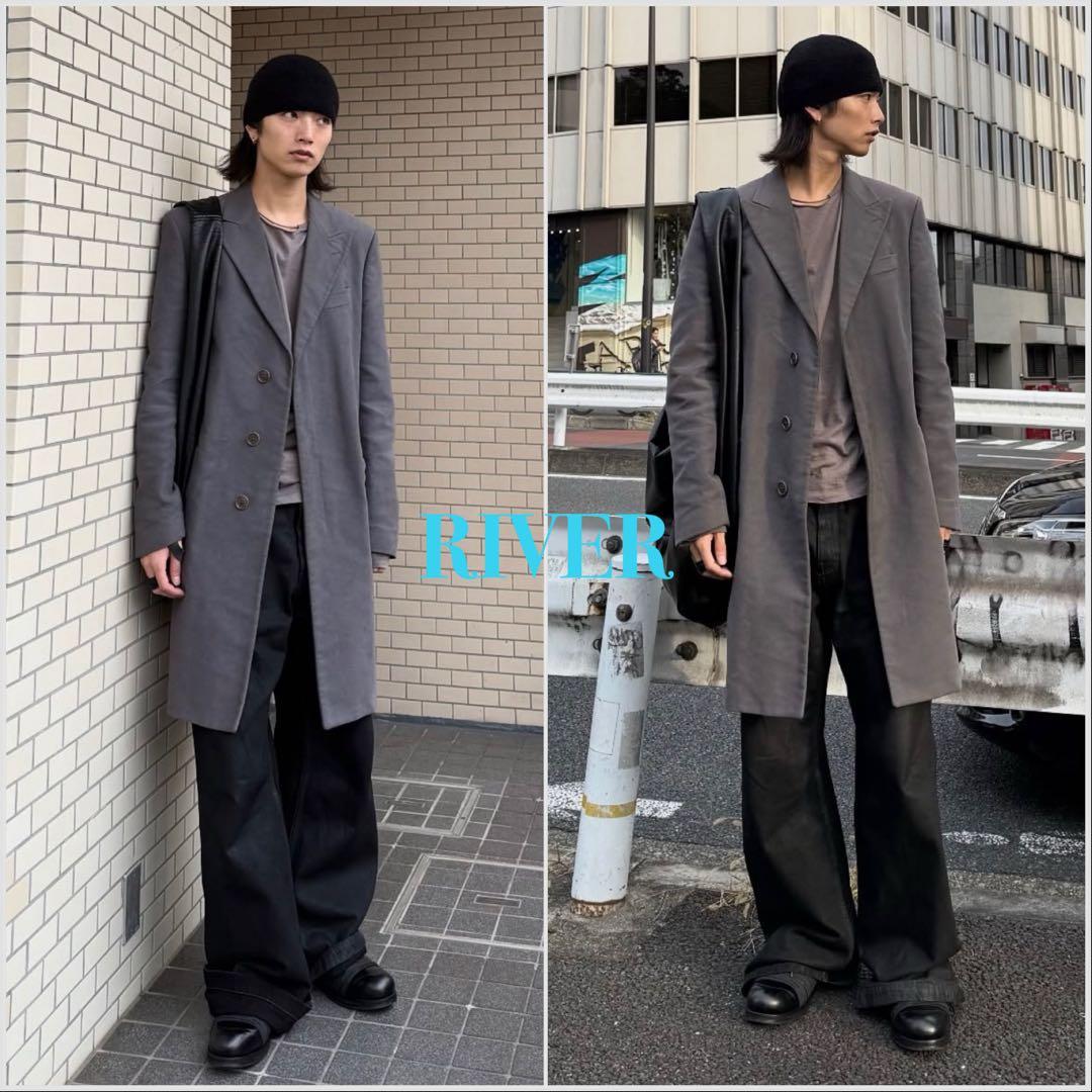 【STEFAN COOKE】BLACK ELASTIC BIKER 43