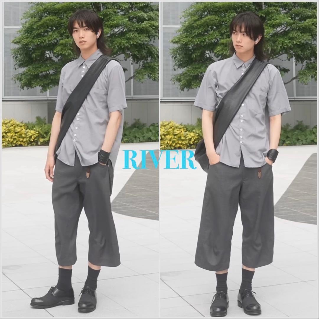 【STEFAN COOKE】BLACK ELASTIC BIKER 43