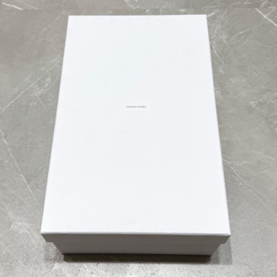 【STEFAN COOKE】BLACK ELASTIC BIKER 43