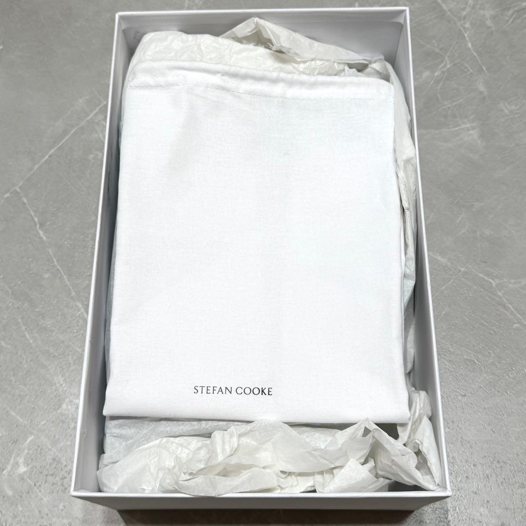 【STEFAN COOKE】BLACK ELASTIC BIKER 43