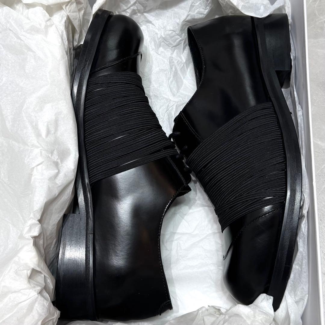 【STEFAN COOKE】BLACK ELASTIC BIKER 43