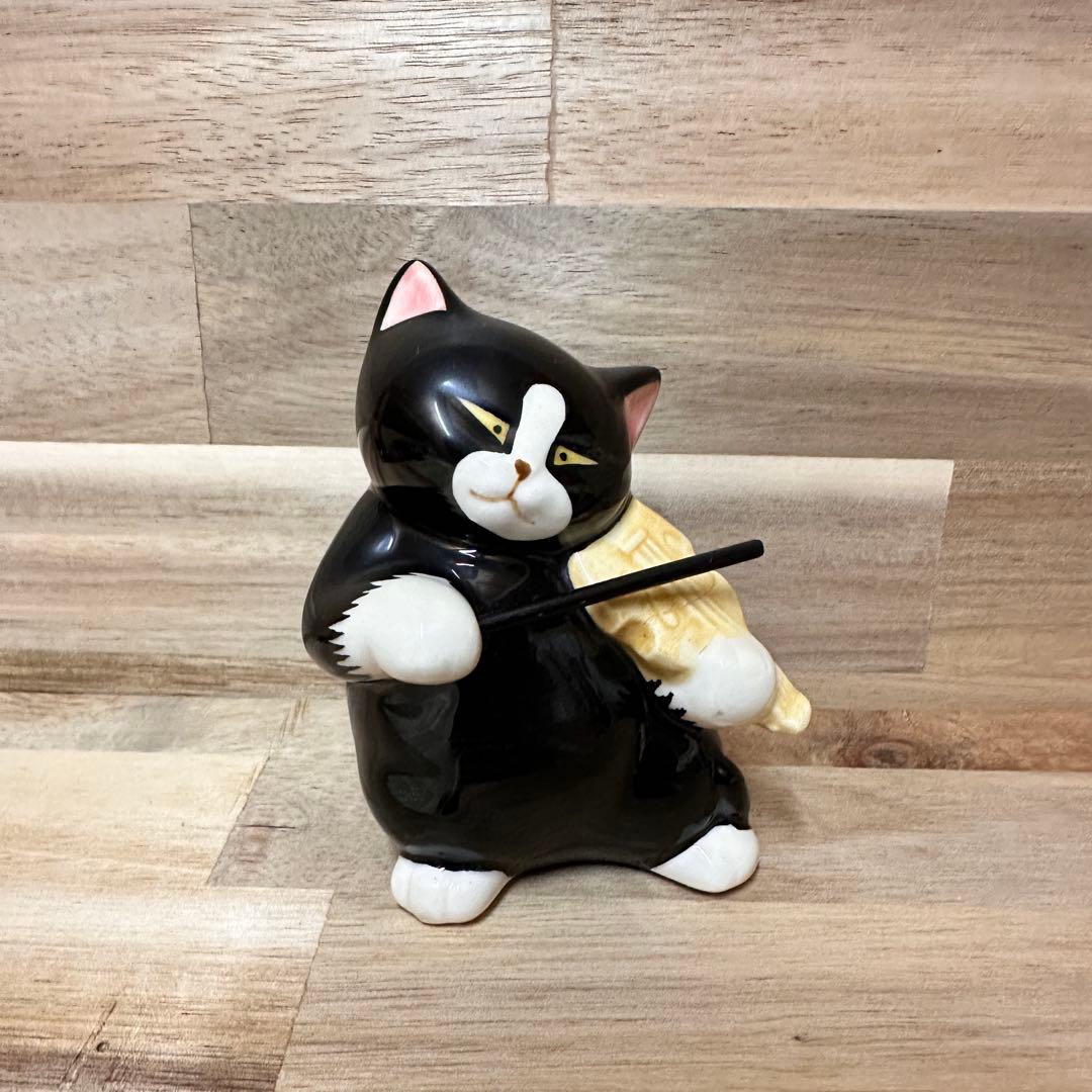 黒猫楽団 オーケストラ 置物　11体　アンティーク セブンコーポレーション