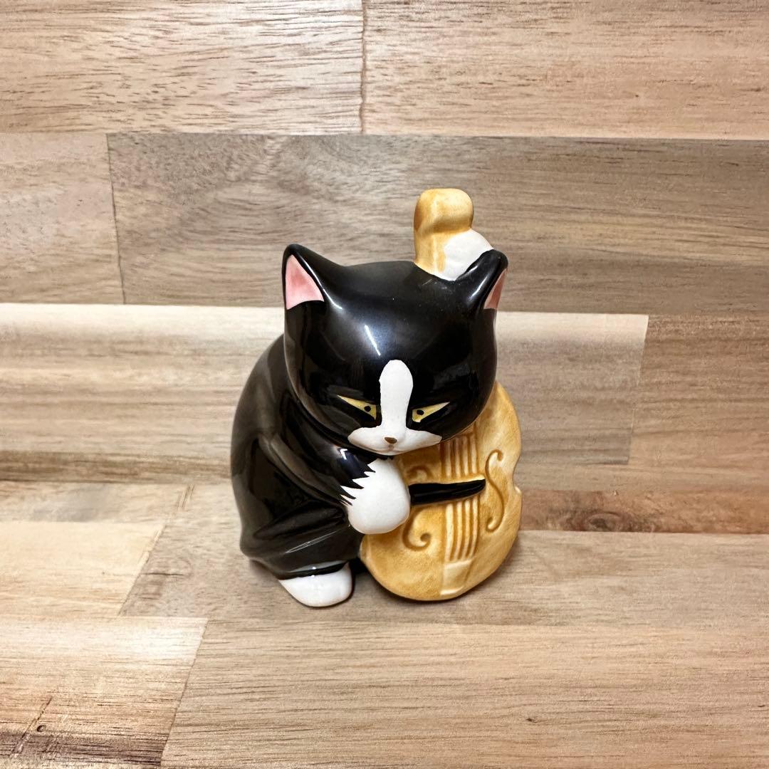 黒猫楽団 オーケストラ 置物　11体　アンティーク セブンコーポレーション