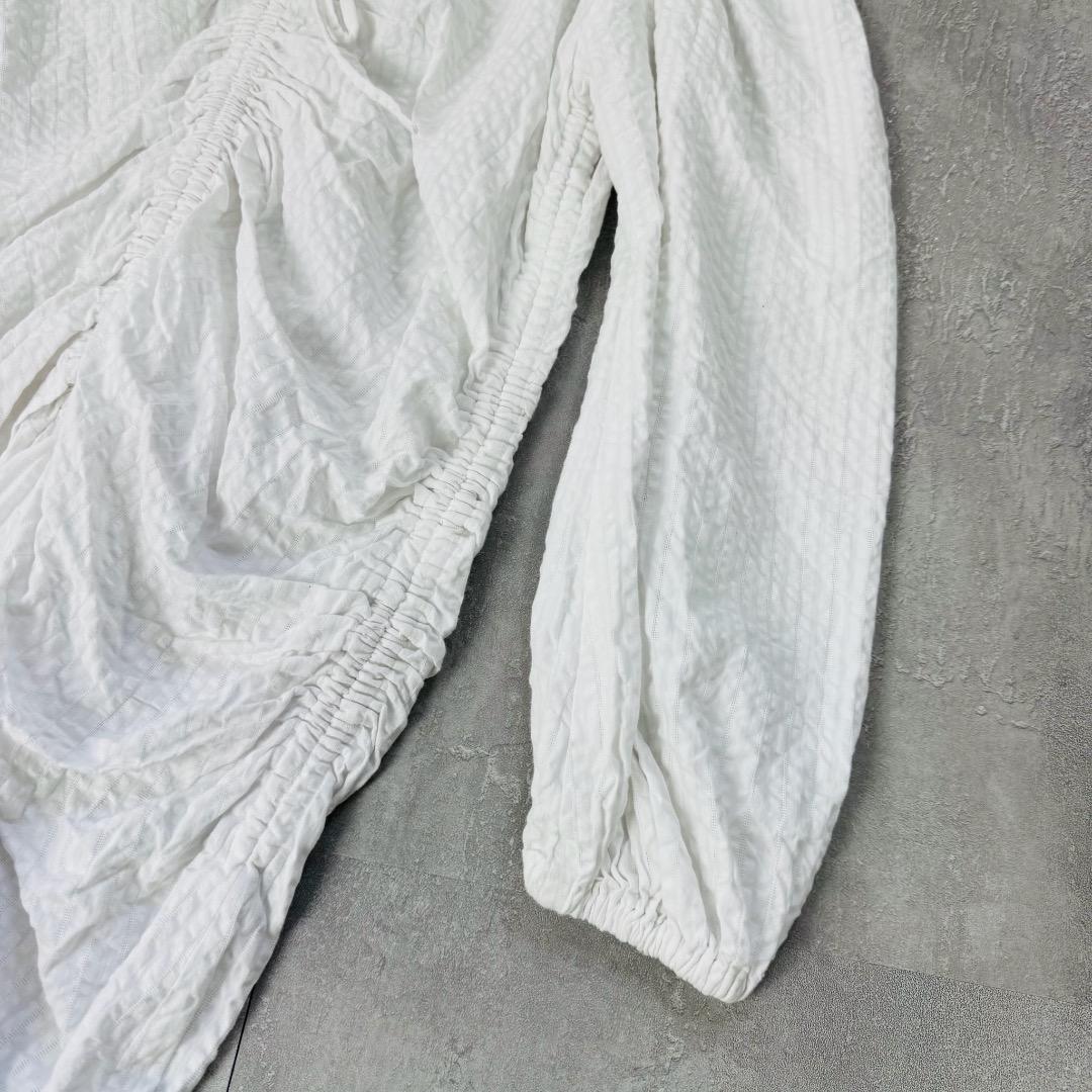 Uhr Gathering Dress　シャーリングドレス　綿100%　ウーア