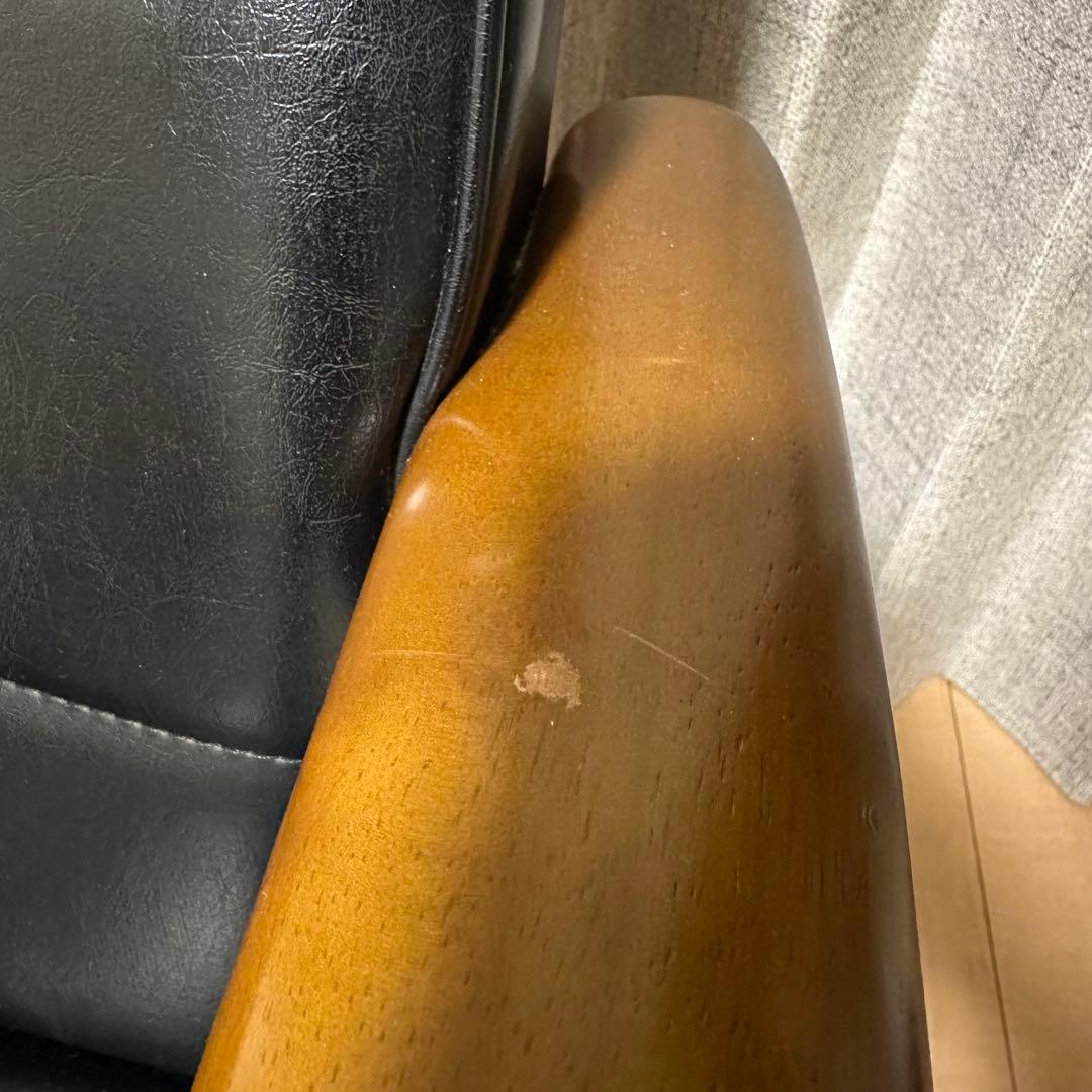 カリモク60 ソファ　1人掛け　ブラック