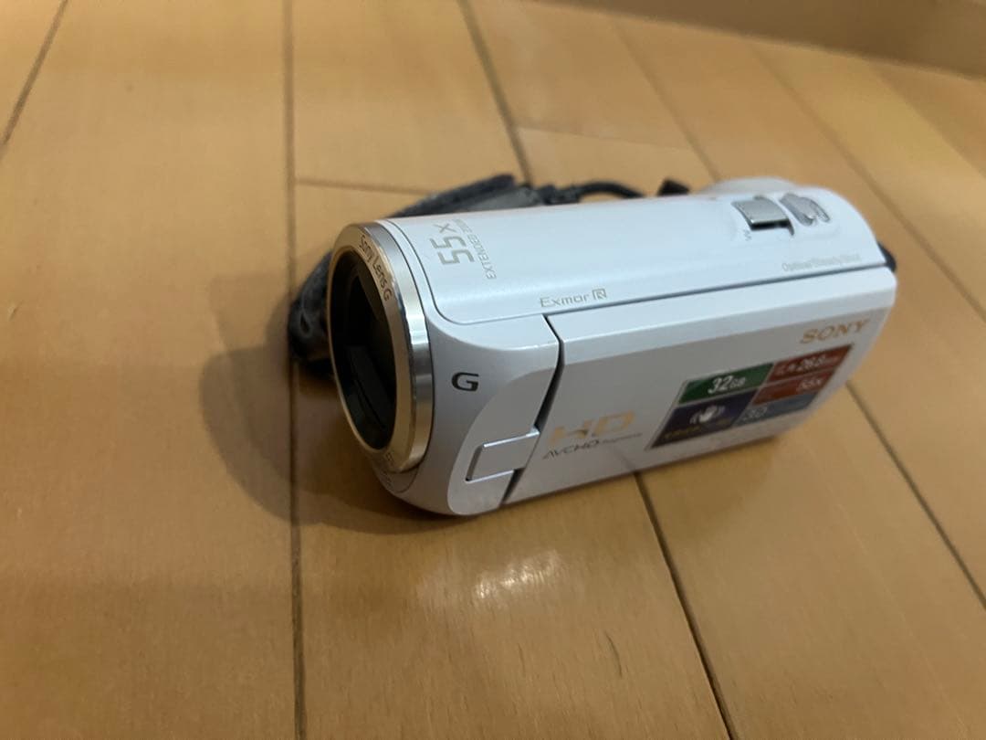 SONY HDR-CX390 ホワイト NP-FV70バッテリー付