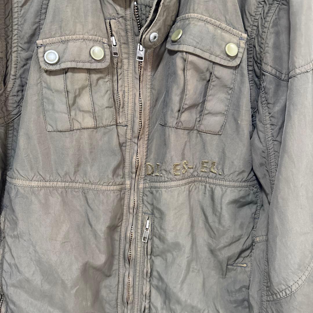 DIESEL ミリタリージャケット オリーブグリーン