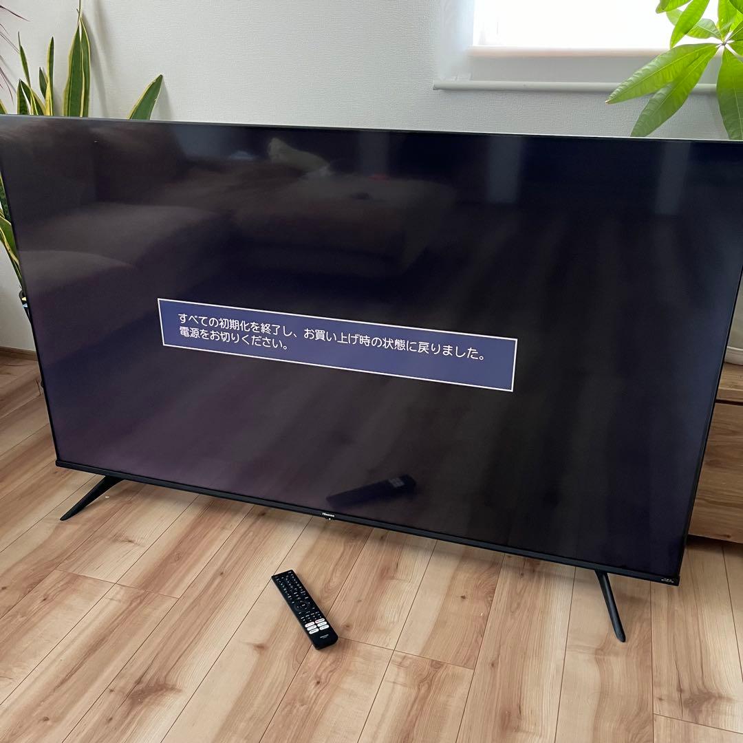 【送料込】Hisense 液晶テレビ　65A6G 2022年製　65インチ