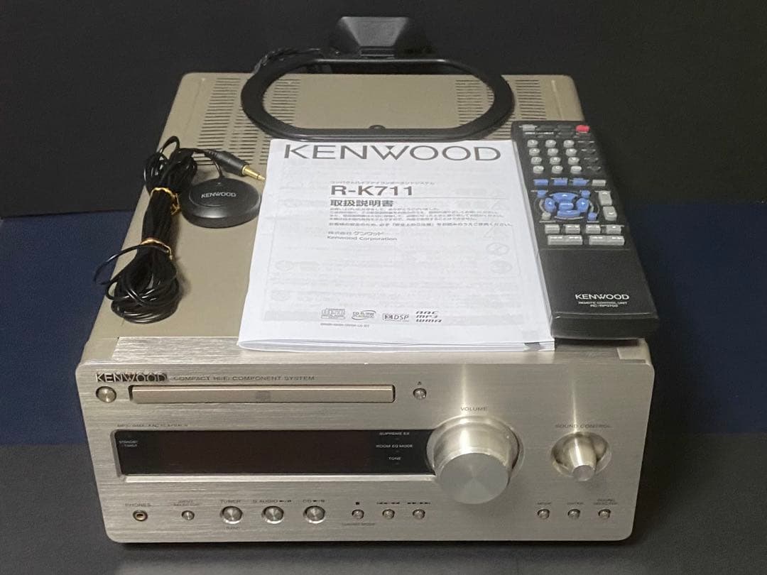 ケンウッド　フルデジタルプリアンプ　R-K711 CD レシーバー