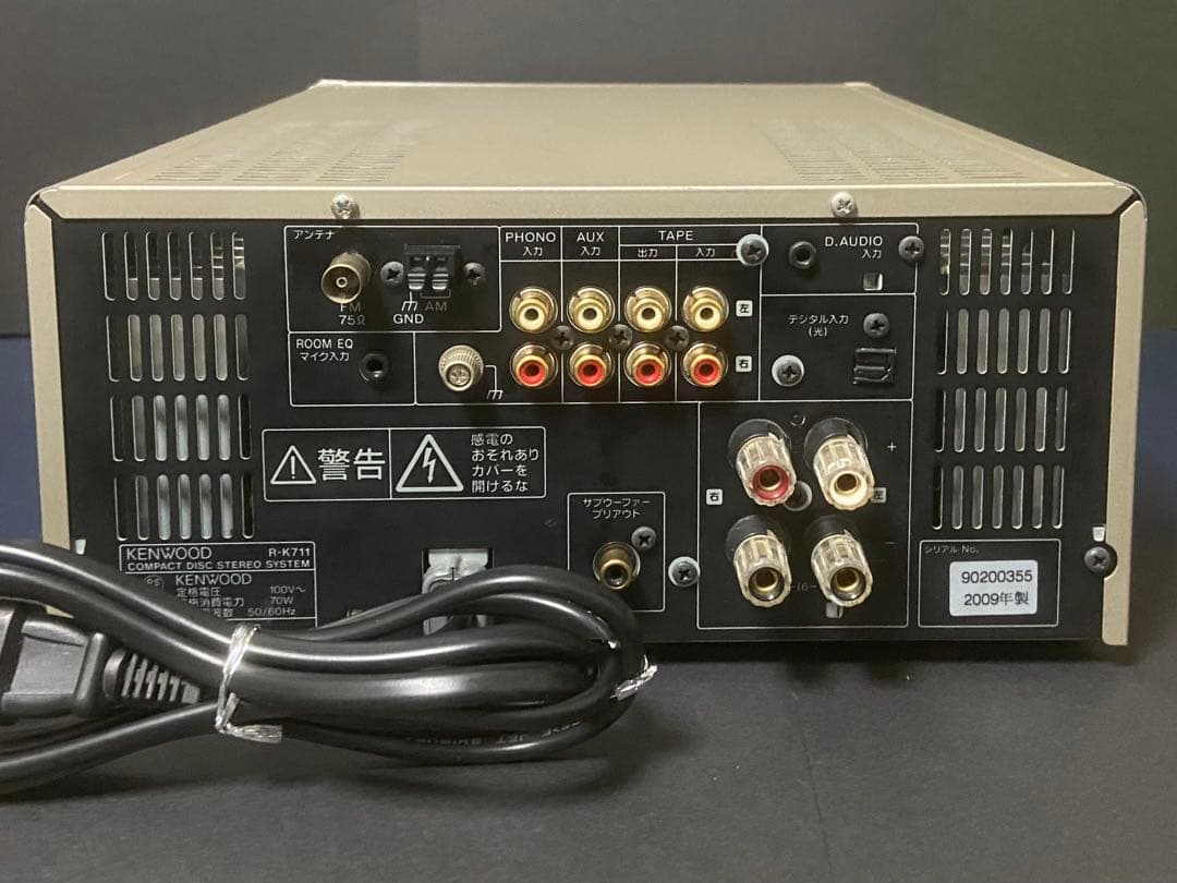 ケンウッド　フルデジタルプリアンプ　R-K711 CD レシーバー