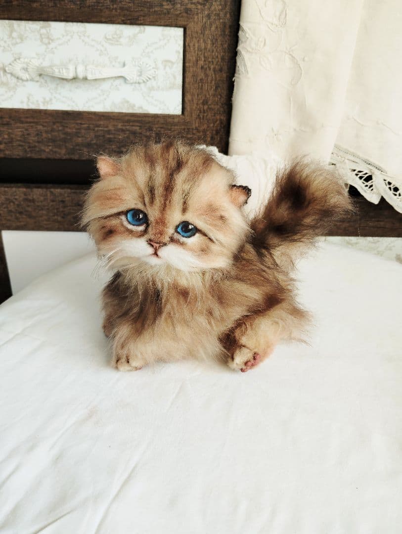 短足よちよちあんよ♡ミヌエット子猫ちゃん♡アートドール♡ぬいぐるみ♡