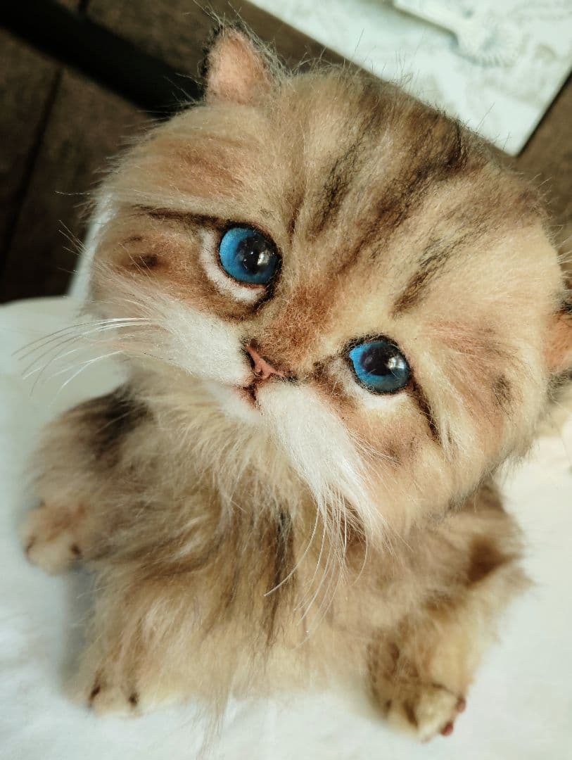 短足よちよちあんよ♡ミヌエット子猫ちゃん♡アートドール♡ぬいぐるみ♡