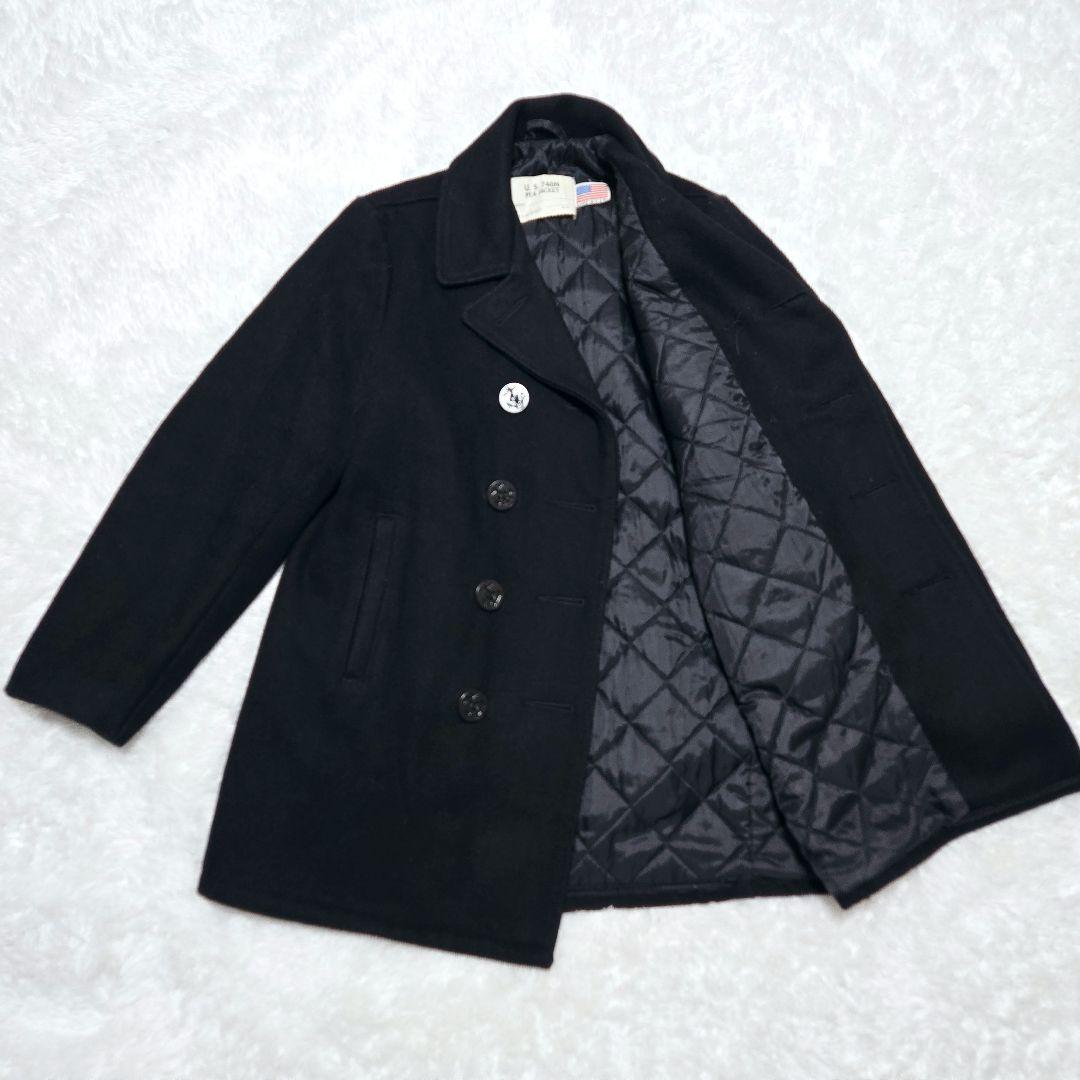 限定値下☆Schott USA製 740N Pコート 90s ダブル 10ボタン