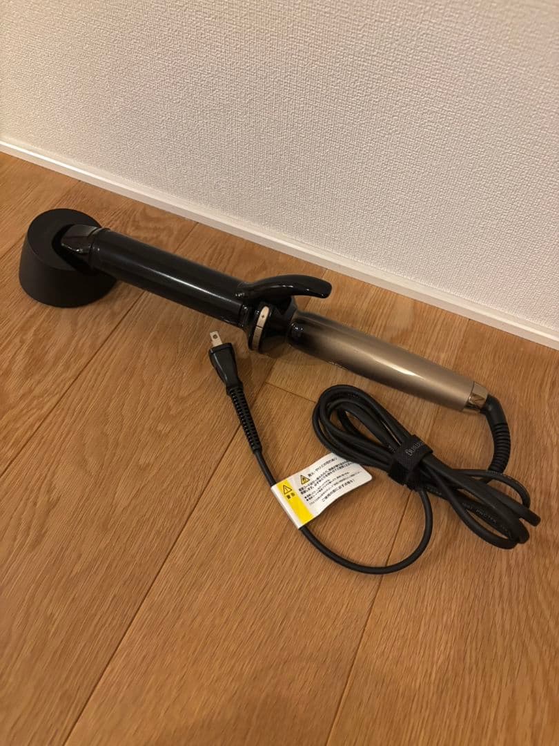 HAIRBEAURON 4D ブラックカールアイロン 34mm