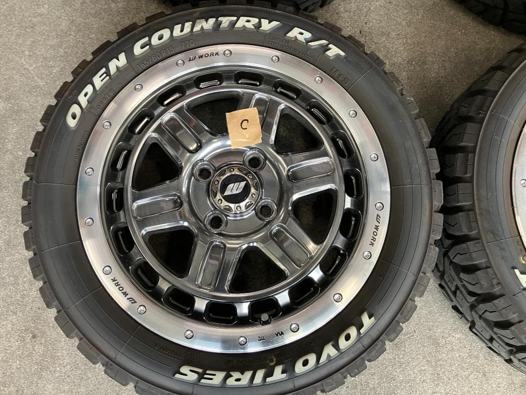 トーヨータイヤ Open Country R/T 15インチタイヤホイールセット