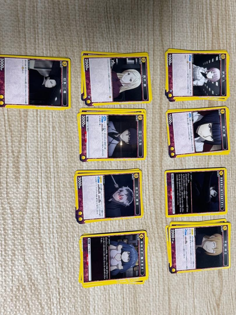 東京喰種(黄)CCGデッキ + 真戸班＆Q’sデッキ　調整パーツ付き