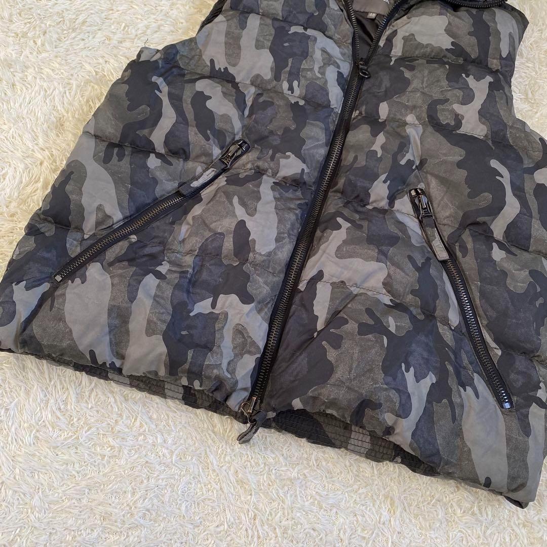 【美品】デュベティカ ダウンベスト ARISTEODUE カモフラ 48