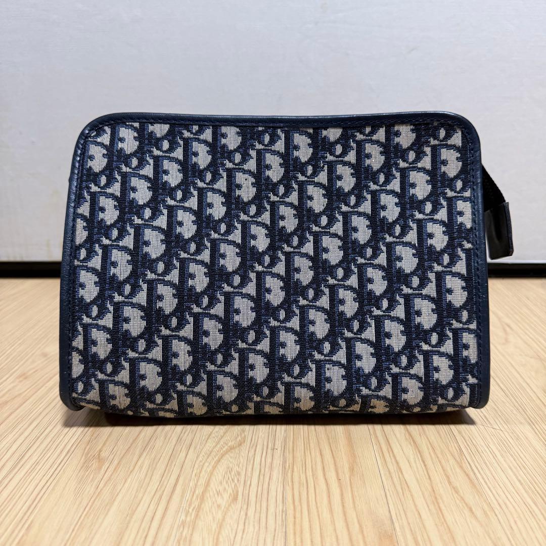 Dior クラッチバッグ トロッター ネイビー ビンテージ