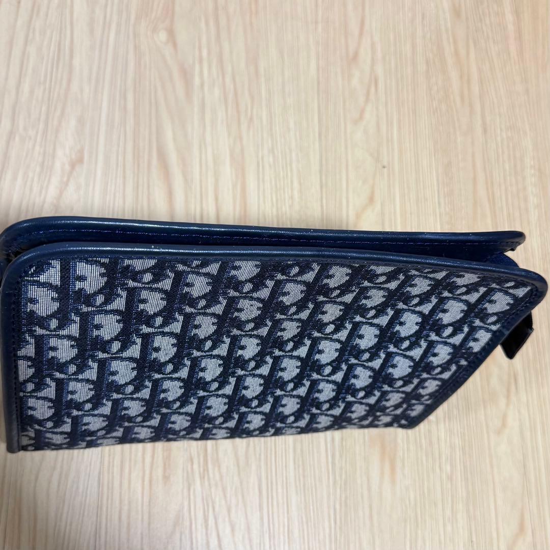 Dior クラッチバッグ トロッター ネイビー ビンテージ