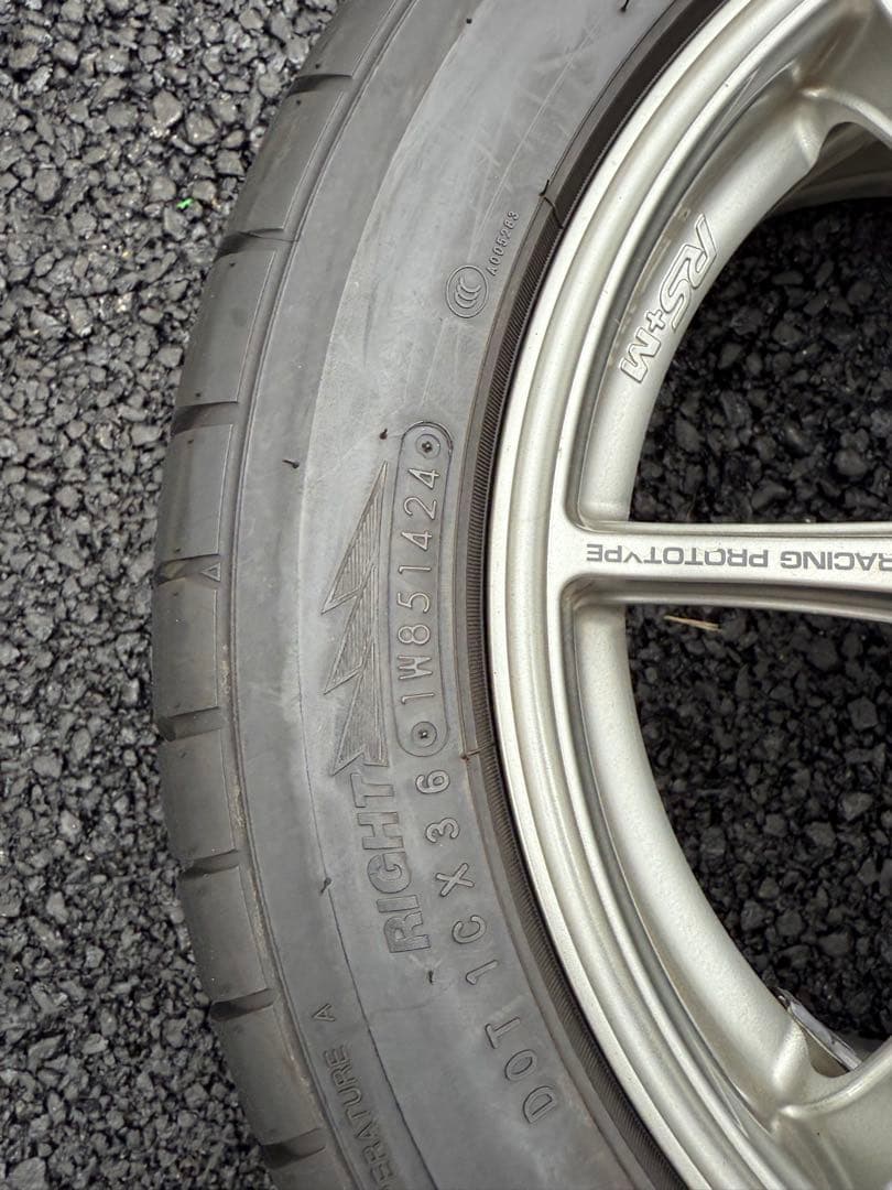 値下げしましたENKEI RS-M 205/50R15 PROXES R1R