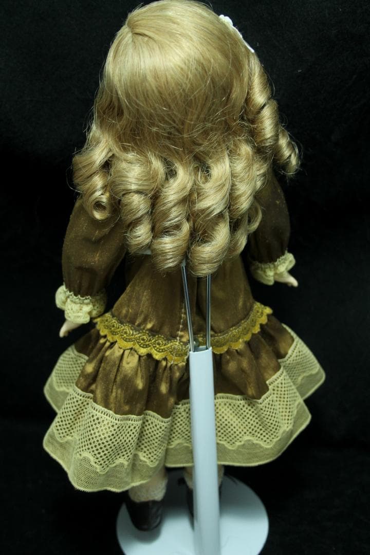 ◎ ブリュ リプロ ビスクドール 高級シルクドレス 人形　希少　フランス製