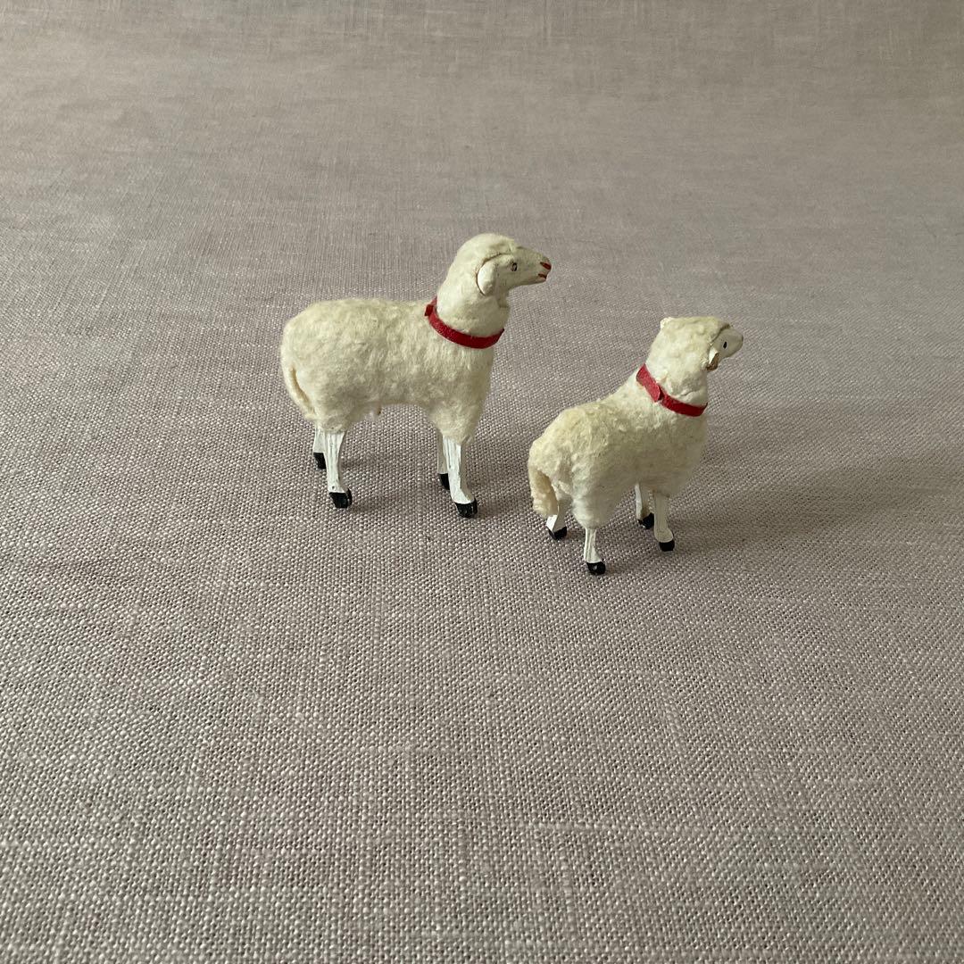 【専用です】ヨーロッパ　羊セット　アンティーク　オーナメント　クリスマス