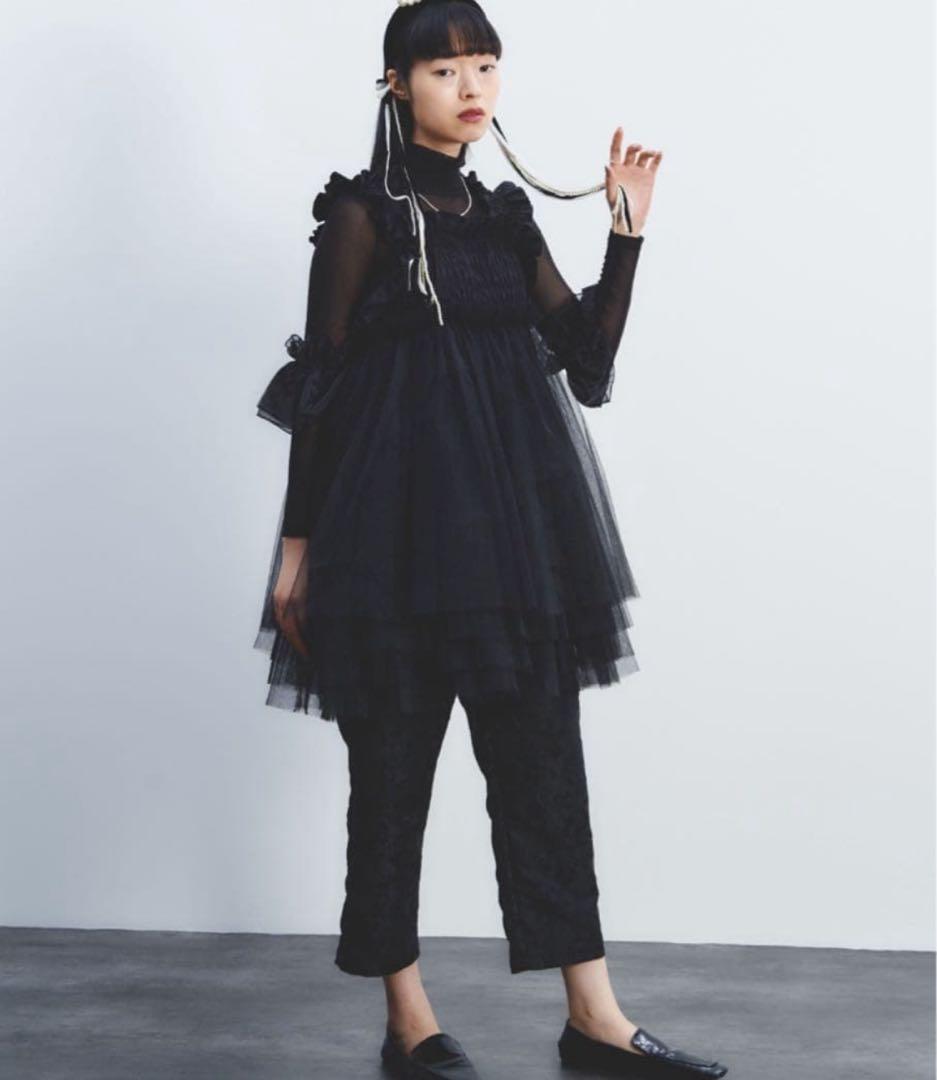 c*i様 PERNA チュールギャザーキャミソール