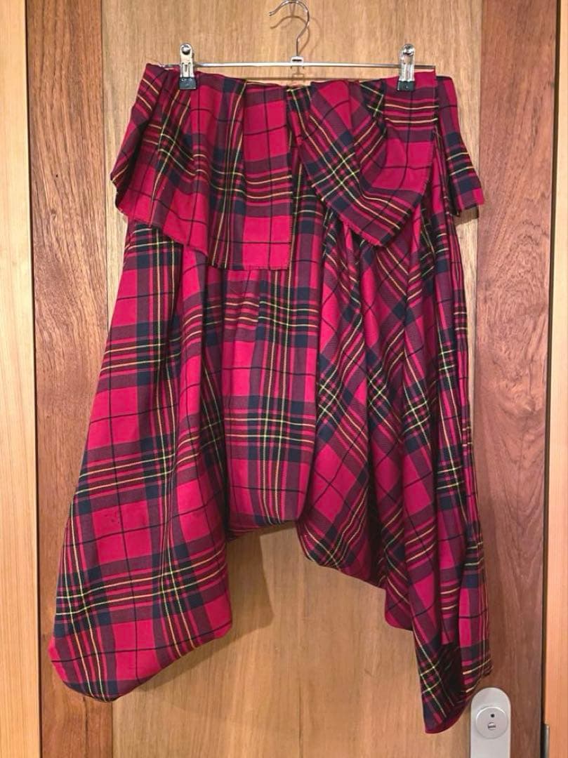 コムデギャルソンComme des Garcons チェックサルエルパンツ