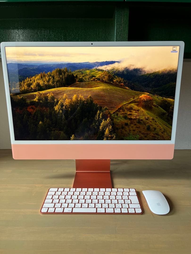 美品 iMac 24インチ M1 16GB/256GB オレンジ 箱付