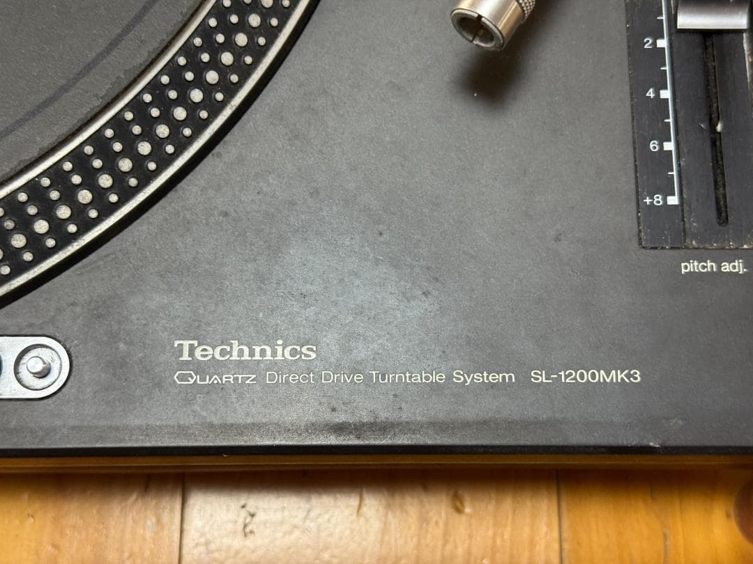 【動作確認済】Technics SL-1200MK3 ダストカバー付 ブラック