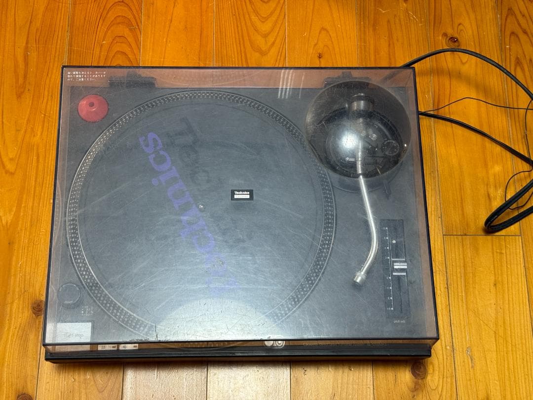 【動作確認済】Technics SL-1200MK3 ダストカバー付 ブラック
