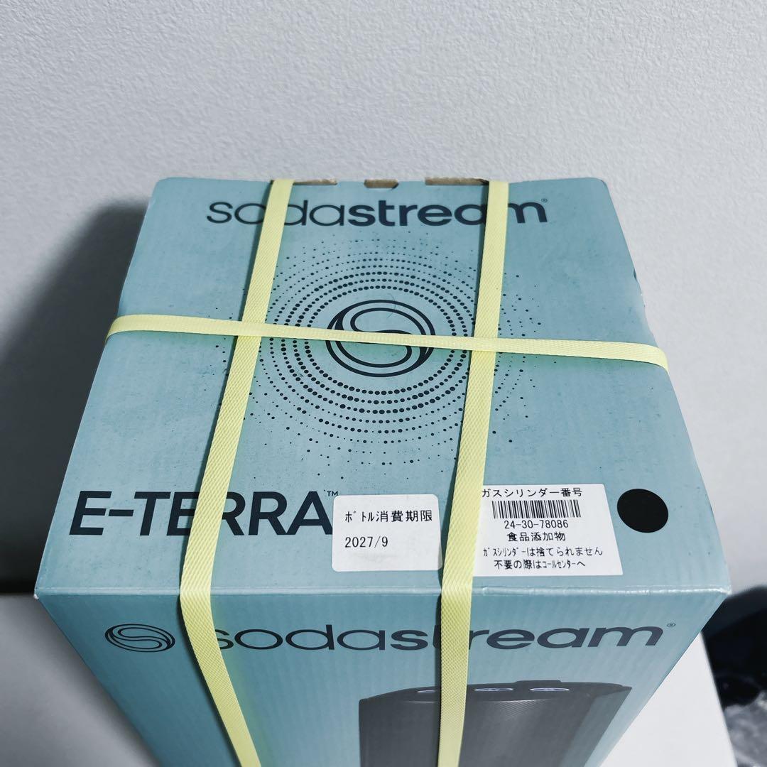 【訳あり】ソーダストリームE-TERRAスターターキット ブラックSSM109