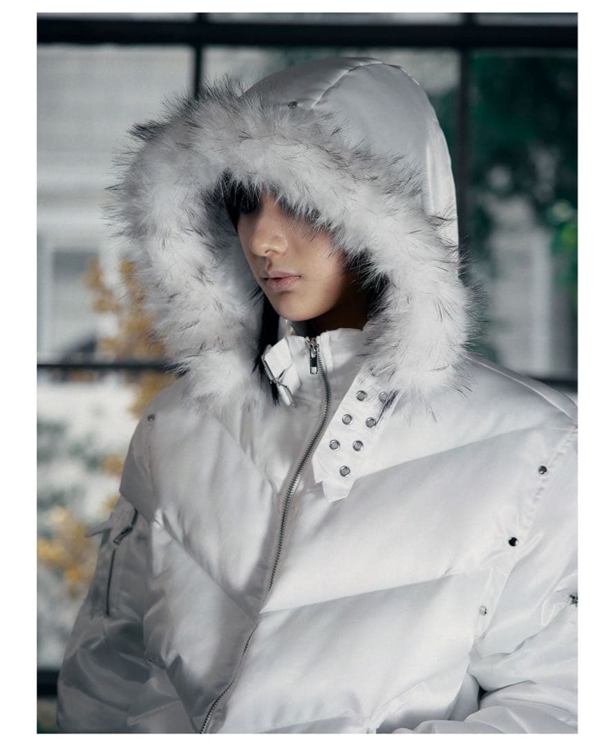 【最安値】PAIKI ホワイト ダウンジャケット y2k opium お兄系